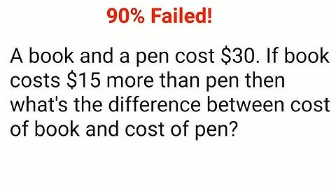 Literally 90% failed this aptitude test! Can you do it right?