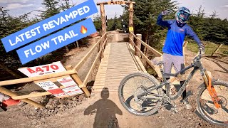 A470 MTB FLOW TRAIL BIKEPARK WALES REVAMP HOW DO YOU RATE IT??? 🔥