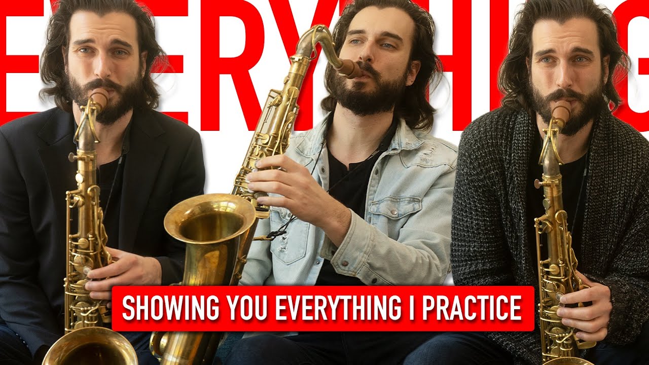 Practicing Saxophone for 12 Hours in 1 Day (Charlie Parker