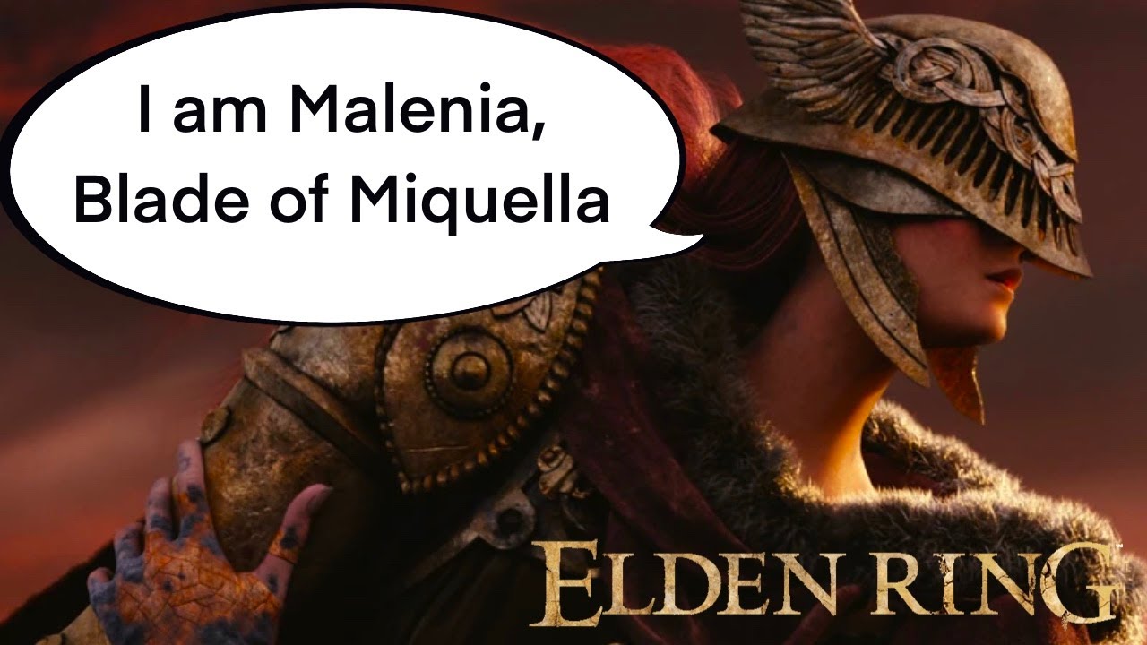 Dude fights Malenia for the first time - YouTube