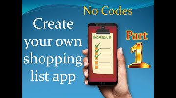 Make your own Shopping list App || 🚫 no codes 🚫 || Funclassifier // Part 1