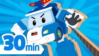 Brave Rescue Team Poli Car Song Compilation30 Minrobocar Poli - Nursery Rhymes