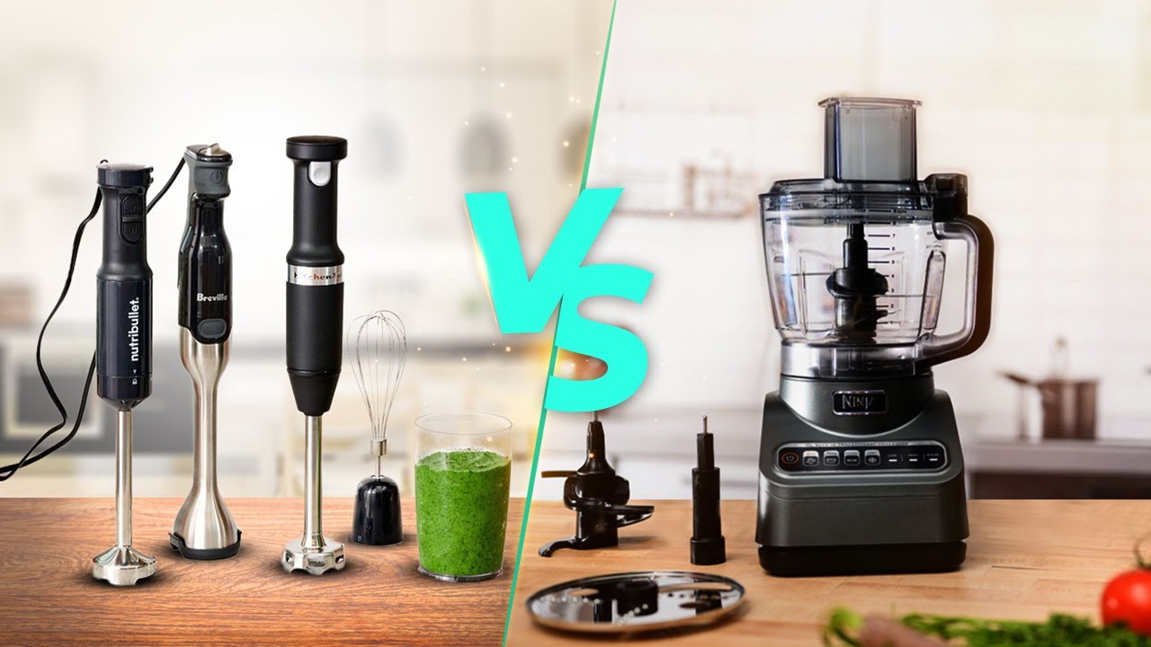 Immersion Blender vs. Food Processor: What's the Difference