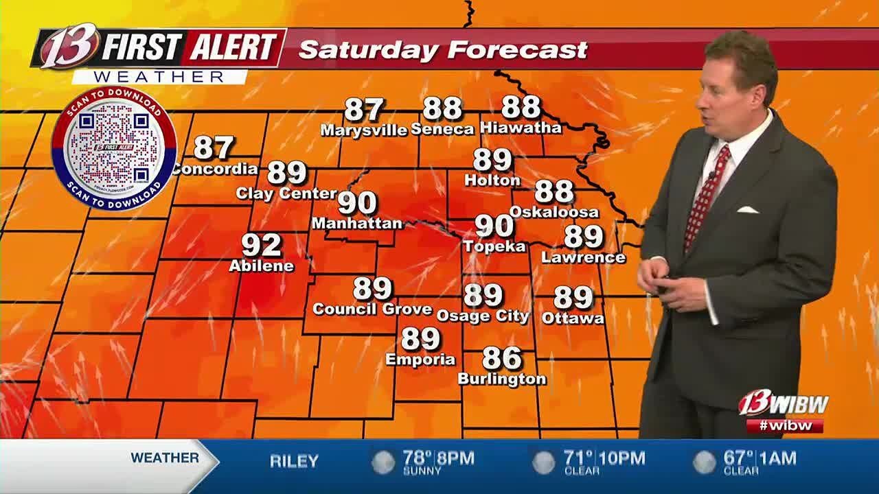 Temperatures and storm chances rising this weekend - YouTube