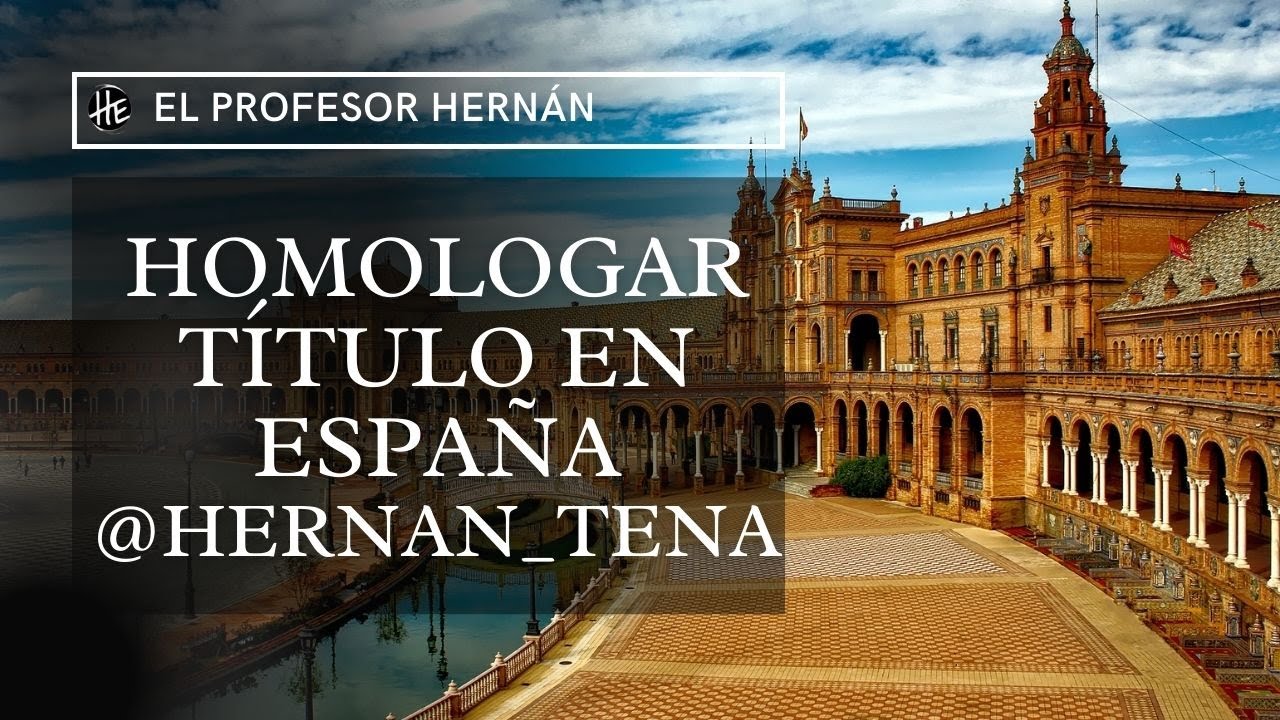 Homologar título en España - YouTube