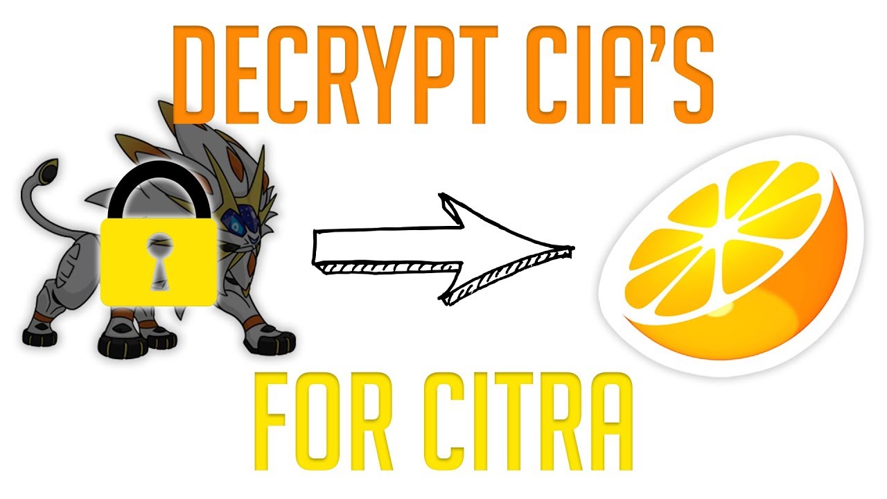 Decrypt 3ds cias/roms for citra 