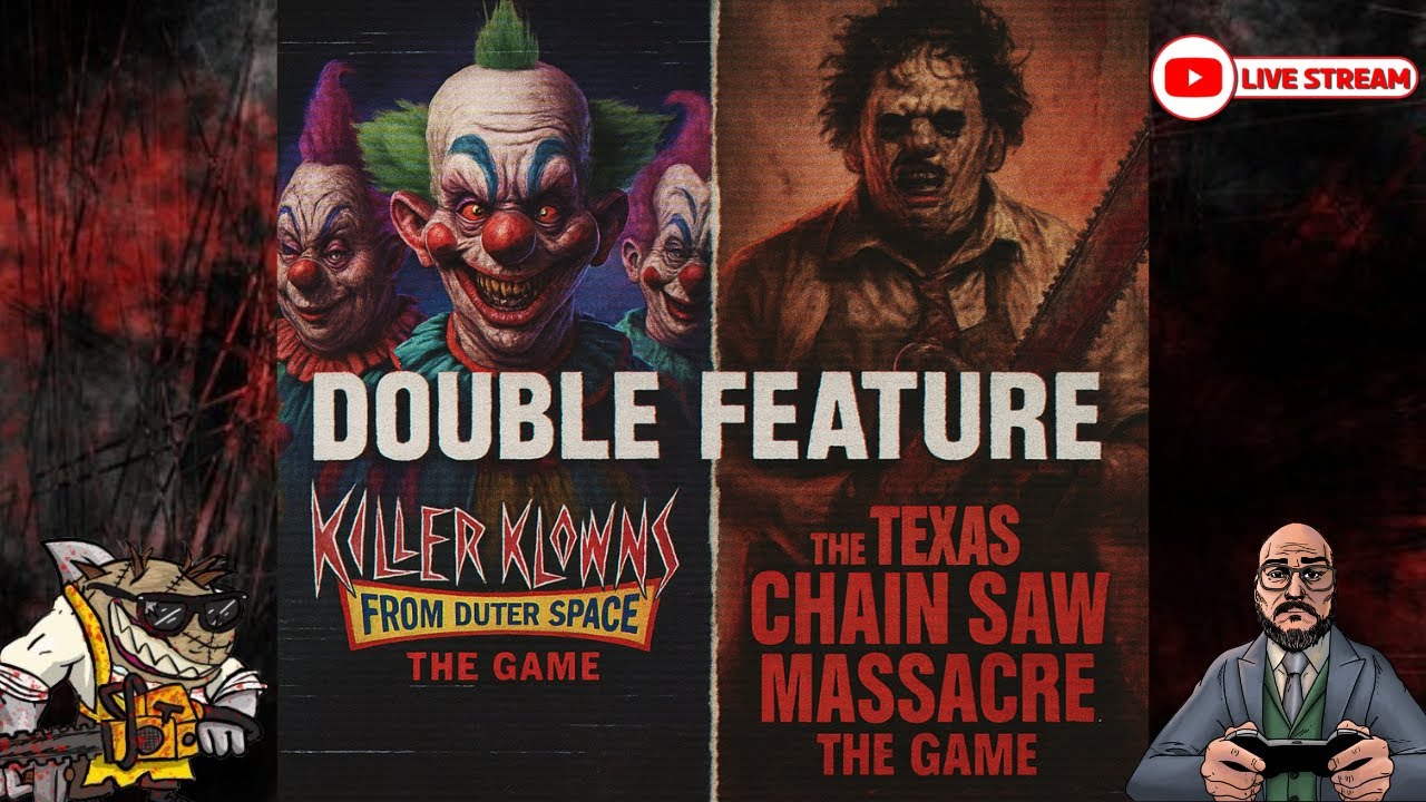 Double Feature Livestream! Killer Klowns and Texas Chainsaw!