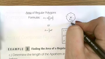 9.2 Area of Regular Polygons Video Lesson
