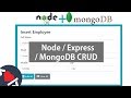 Complete Node.js Express MongoDB CRUD