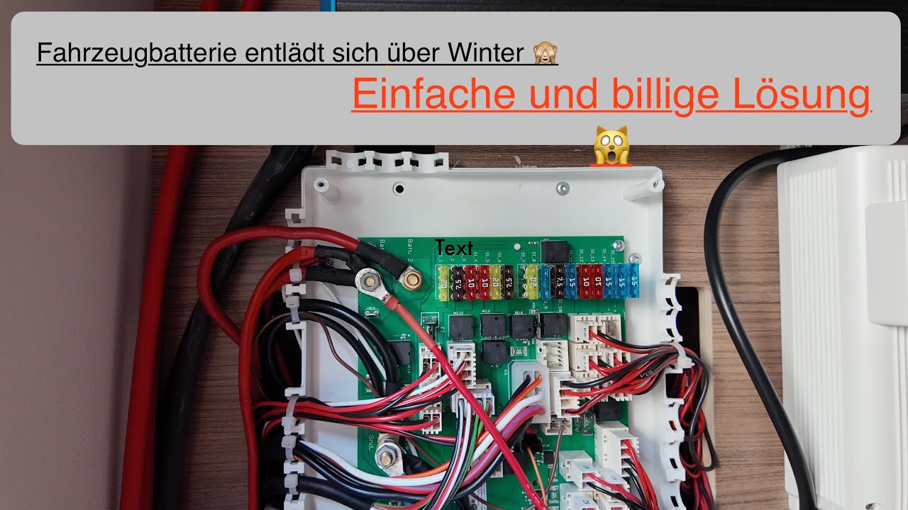 Knaus VanTI 650 MEG Vansation - Fahrzeugbatterie über den Winter retten 