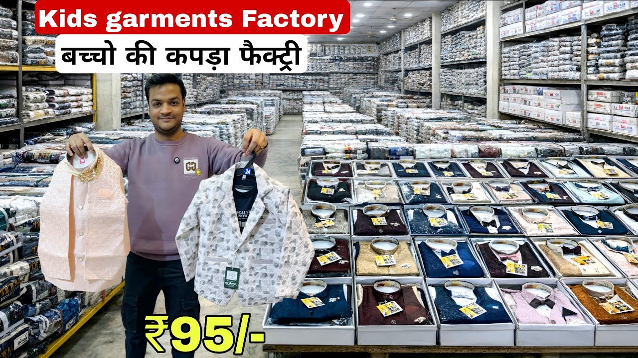 बच्चो की कपड़ा फैक्ट्री Branded kids wear manufacturer in delhi kids wear factory gandhi nagar delhi
