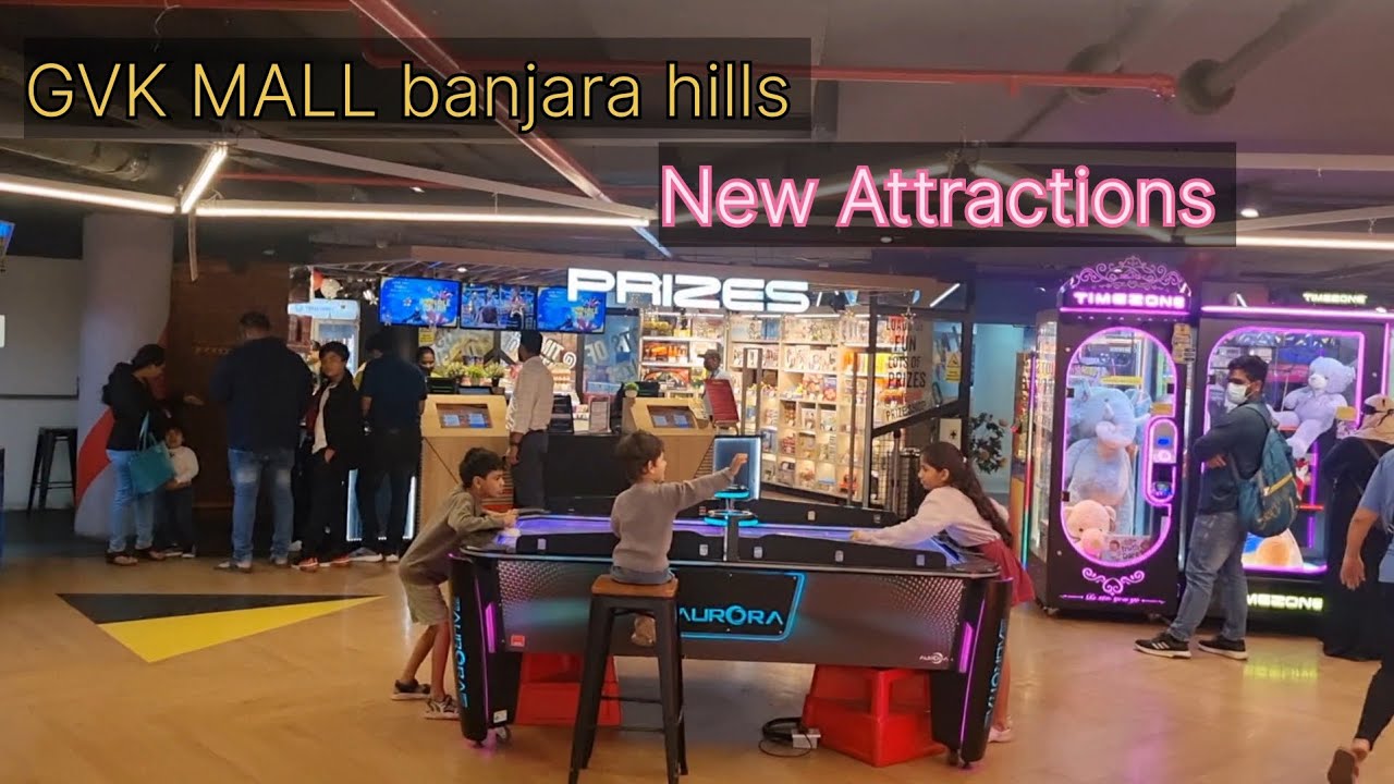 GVK MALL Banjara hills Timezone New Attractions YouTube