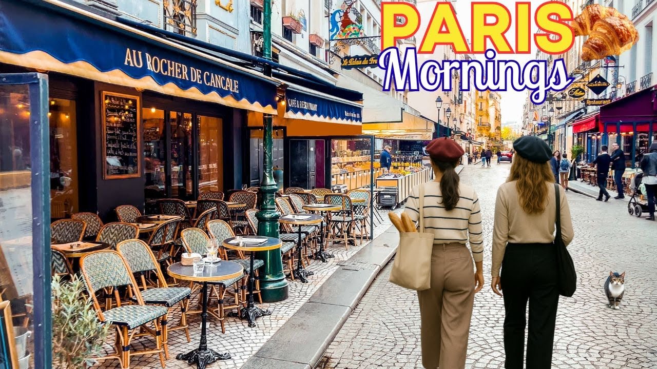 Paris, France 🇫🇷 – 4K HDR PARIS EARLY MORNING 🥐 | 18 October 2025 | Food, Cafés & Markets Paris Walk