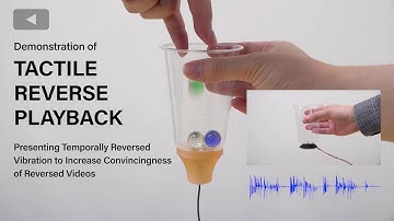 [World Haptics 2021] Demonstration of Tactile Reverse Playback