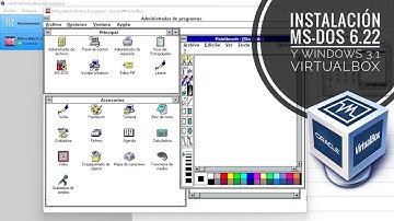 Instalación de MS-DOS 6.22 y Windows 3.1 en VirtualBox 6.1, paso a paso