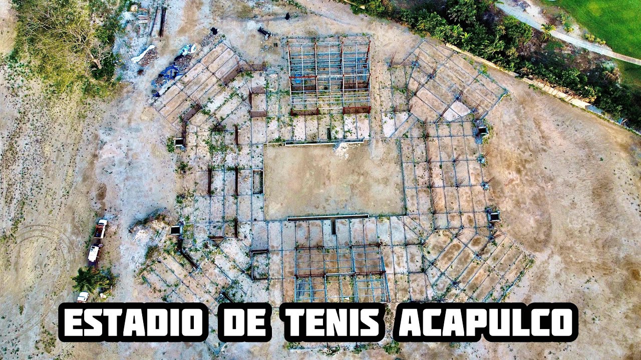 El NUEVO ESTADIO DE TENIS En Acapulco Esta ABANDONADO YouTube