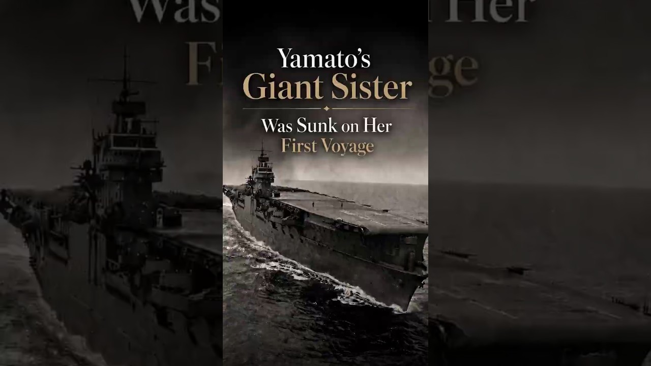 Shinano: Yamato’s Giant Sister Sunk on Her First Voyage in WWII  #history #ww2 thumbnail
