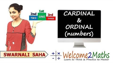 Cardinal and Ordinal Numbers (Number 1 to 10) | Class 1 | Class 2 | CBSE | ICSE | Maths |