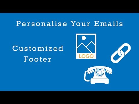 How To Add A Personalised Footer To Emails - Simplelists