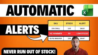 Conditional Formatting + IFS = Excel Inventory Tracker!