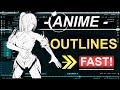 Blender anime outlines in 60 seconds