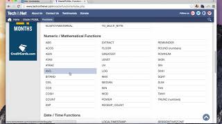 13 Numeric and Date Data type SRFs