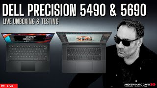 Dell Precision 5490 & 5690 - Live Unboxing & Testing