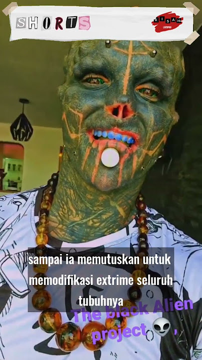 Anthony Loffredo awalnya good looking tapi pengen jadi alien #shorts #kisahnyata
