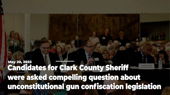 Clark County Sheriff candidates were asked about u...
