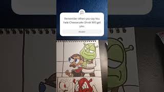 Fan-Made Sml Drawing Short Rose Hate Cheesecake & Shrek Gets Triggered At Her