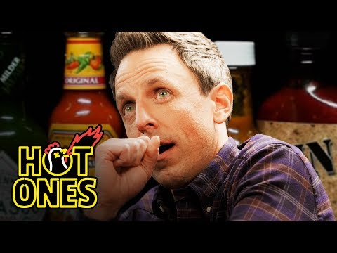 Seth Meyers Unravels While Eating Spicy Wings | Hot Ones