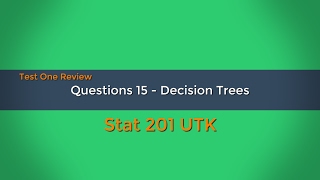 Decision Trees - Test 2 Review - Question 15