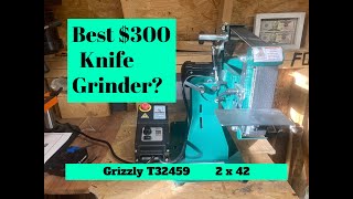 New GRIZZLY 2 X 42 Belt Grinder!!! Review!!!