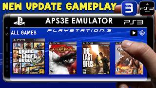 NEW! 🔥 PS3 Emulator For Android - APS3e Update Setup/Settings | Play PS3 Games On Mobile