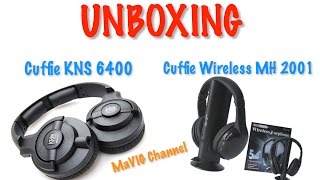 UNBOXING CUFFIE KNS6400 \u0026 MH2001 Wireless - YouTube