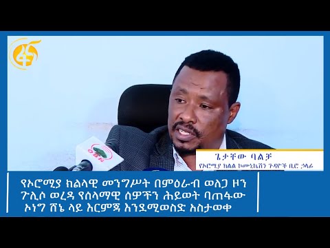 የኦሮሚያ ክልላዊ መንግሥት በምዕራብ ወለጋ ዞን ጉሊሶ ወረዳ የሰላማዊ ሰዎችን ሕይወት ባጠፋው ኦነግ ሸኔ ላይ እርምጃ እንደሚወስድ አስታወቀ