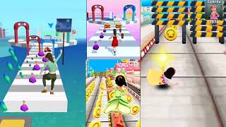 ▶️Princess Run Game 🆚 Girl Runner Videos Relax | all Levels Mobile in Game Play iOS , Pro  Play Game screenshot 5