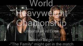 JudgmentDay 2008 predictions