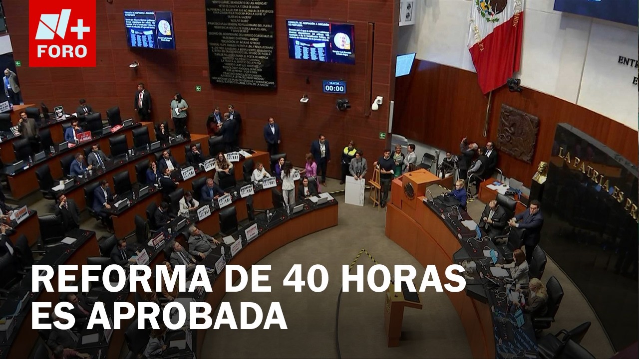 Senado aprueba reforma para reducir jornada laboral a 40 horas ...