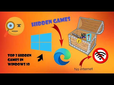 TOP 3 Hidden games in windows 10 (without internet)