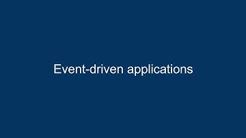 Event-driven application introduction