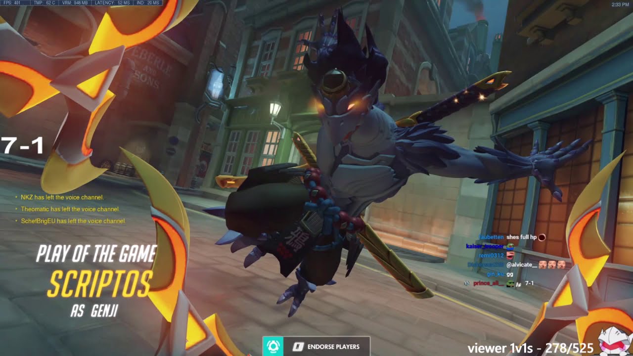 NECROS DISGUSTING GENJI PLAYS - GRAND MASTER GENJI GAMEPLAY OVERWATCH SEASON 24