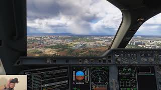 Microsoft simulated flight 2024——Landing at Beijing Capital International Airport in 2024