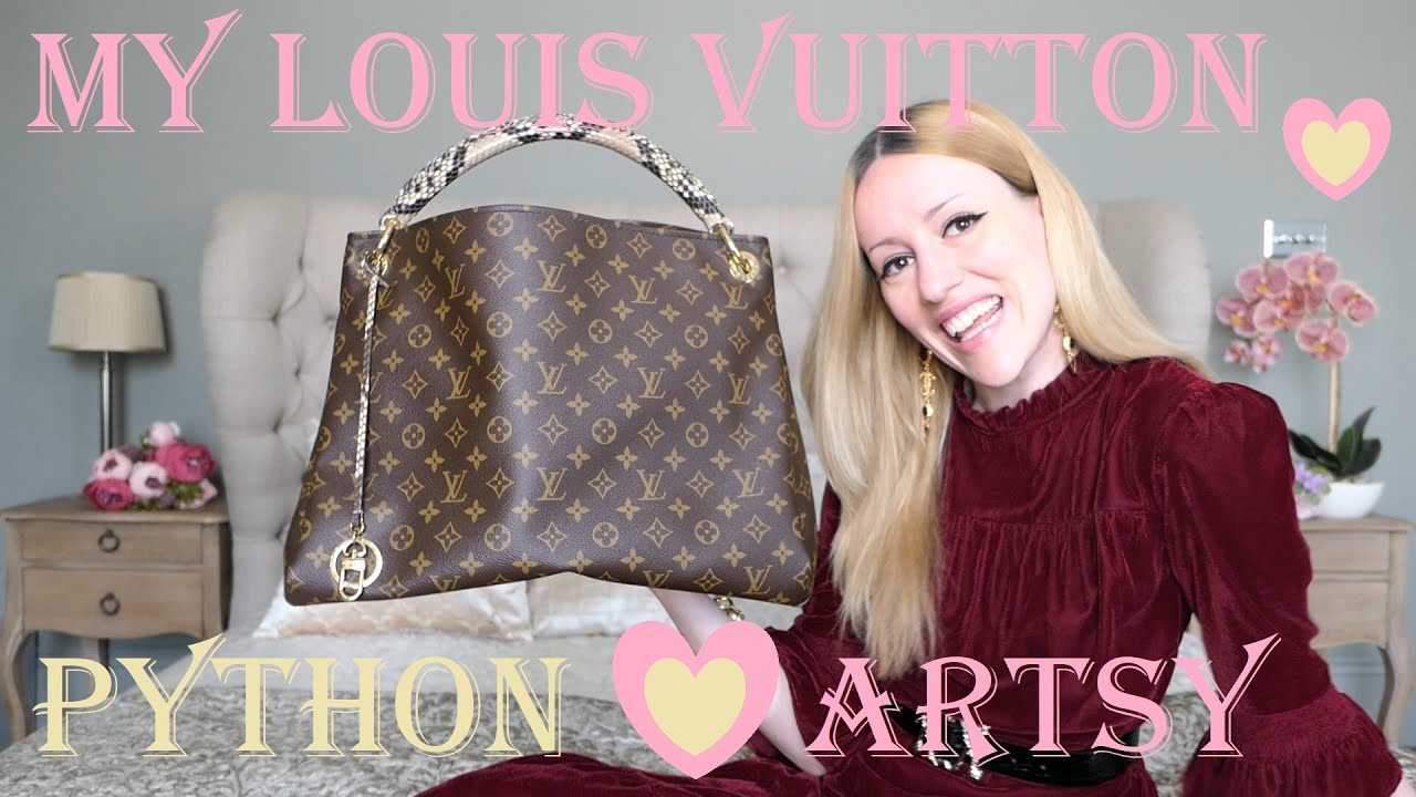 Louis Vuitton Artsy Handbag Monogram Embossed Python MM at 1stDibs  louis  vuitton artsy python handle, louis vuitton black embossed bag, lv embossed  bag