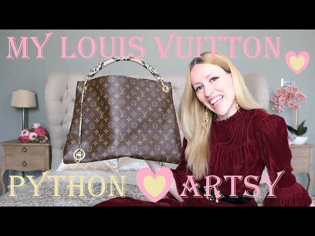 Louis Vuitton, Bags, Rare Louis Vuitton Artsy Mm Python Handle Exotique