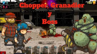 Dead Ahead Zombie Warfare Misiones 29 al 32 Chopper Granadier y Boss