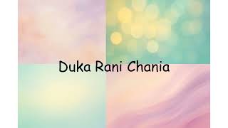 Download Lagu Duka Rani Chania | Lyrics Video MP3