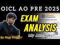 OICL AO Prelims Analysis | My ATTEMPTS!! |