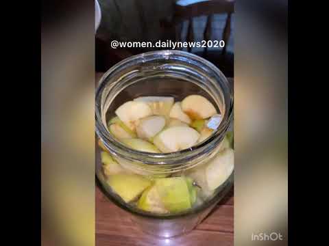 Apple Vinegar طرزتهیه سرکه سیب بسیار آسان 