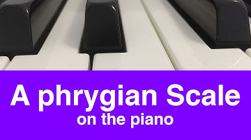 A Phrygian Scale Piano And Music Theory Tutorial✨